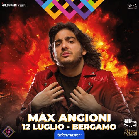 Max Angioni Lazzaretto 12 Luglio 2024 Biglietti Ticketmaster