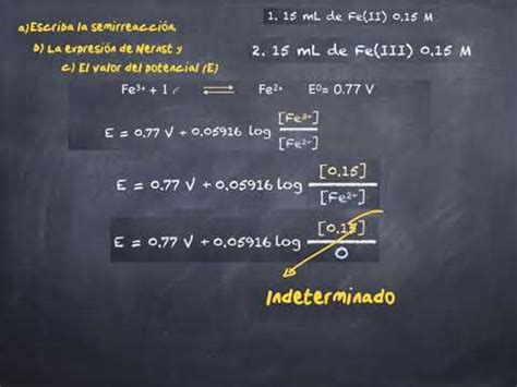 Equilibrios Qu Micos De Xido Reducci N Qu Mica Anal Tica Clase A