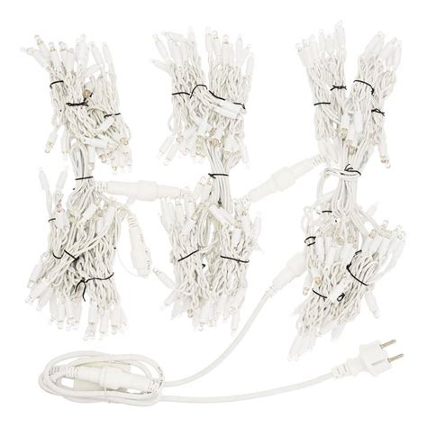 Guirlande Stalactite 3M H 1 5M 228 MaxiLED Blanc Chaud Avec