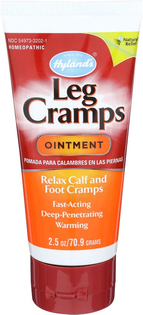 Hylands Homeopathic Leg Cramps Ointment 25 Oz Health And Household