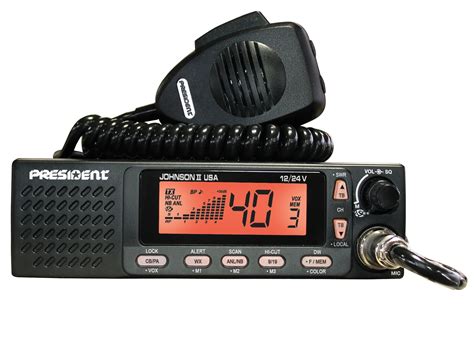 President Johnson Ii 24 Volt Cb Radio With Swr Meter