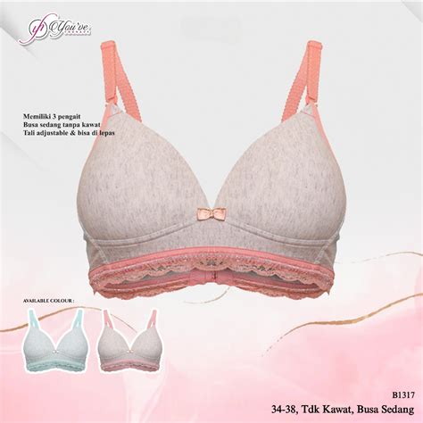 Jual Bra Busa Tipis Busa Sedang Tanpa Kawat Kait You Ve You Have Bh