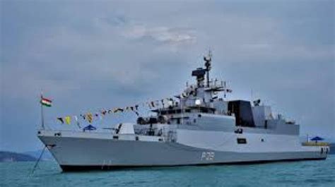 Indian Navy S Indigenously Built Stealth Corvette Ins Kavaratti