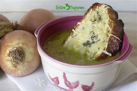 Sopa De Cebolla Tradicional Francesa