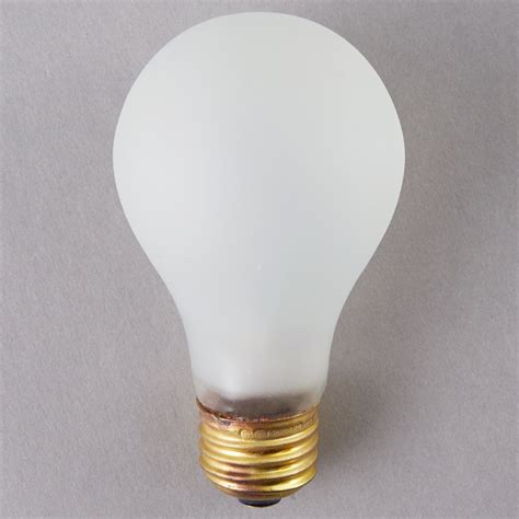 Satco S Watt Frosted Shatterproof Finish Incandescent Rough