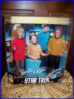 Barbie And Ken Doll Star Trek 30th Anniversary 1996 NOS New Collector