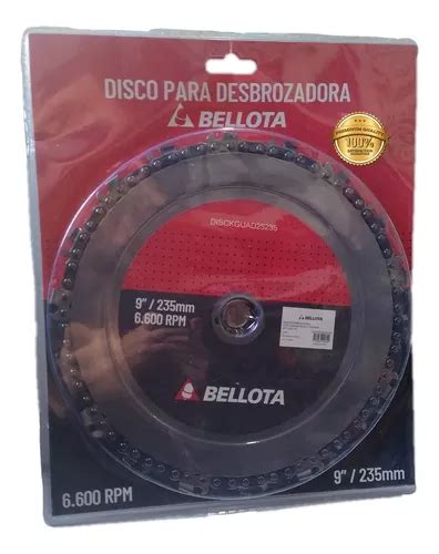 Disco Desbrozador Guadaña Con Cadena Motosierra 9 Bellota Envío gratis