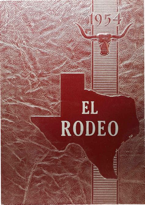 1954 yearbook from Big Spring High School from Big spring, Texas for sale