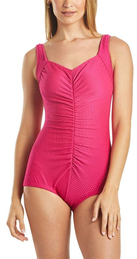 Girl Leg One Piece Swimsuits Maxine Swimwear Maxine Of Hollywood