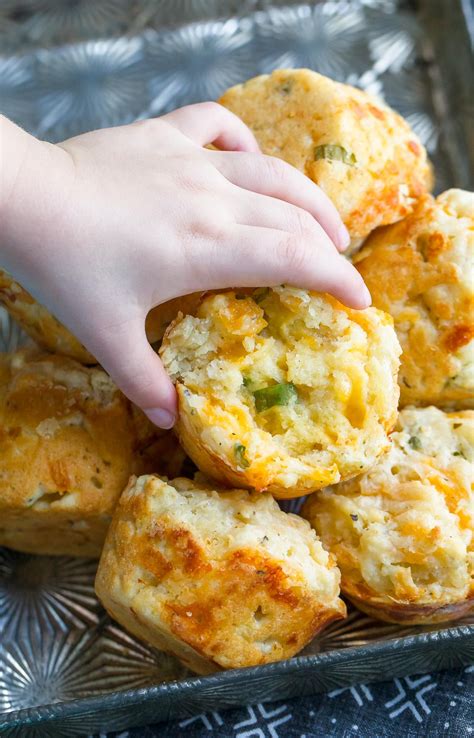 Check Out This Amazing Recipe Of Savory Cheddar Muffins With Basil And