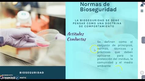 Normas De Bioseguridad En El Laboratorio De Biolog A Youtube