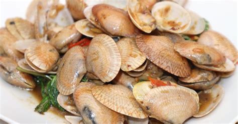 Andystory หอยลายผัดน้ำพริกเผา Clams Fried With Roasted Chili Paste