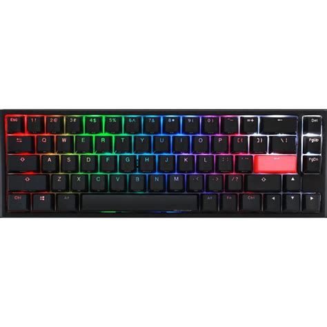 Ducky One 2- SF (Blue Cherry MX) Black RGB Mechanical Gaming Keyboard ...