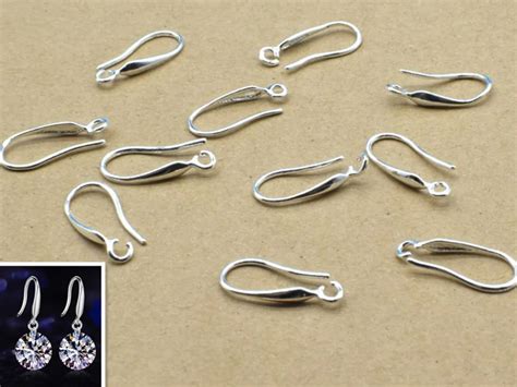 10PCS Fine Jewellery Components Genuine 925 Sterling Silver Handmade ...