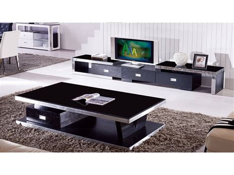 15 Ideas of Modern Black Glass Coffee Table