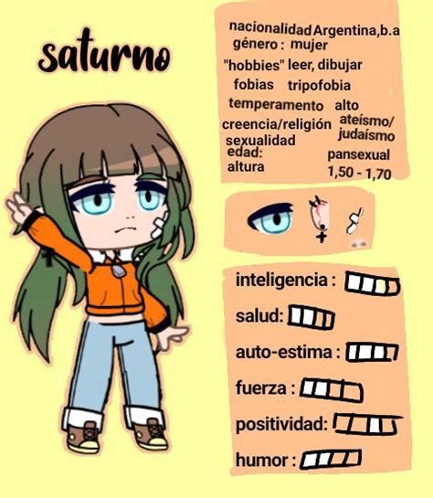 Mi Planilla De Oc 👌🏻🤠 •gacha Life Español• Amino