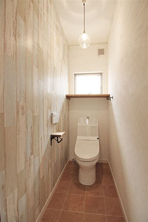 トイレサニタリーtoiletrest Room木目woodアクセントクロスナチュラルnaturalタイル調tile