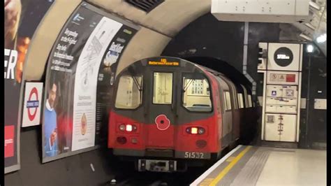 London Underground Northern Line 1995 Stock Departs Charing Cross