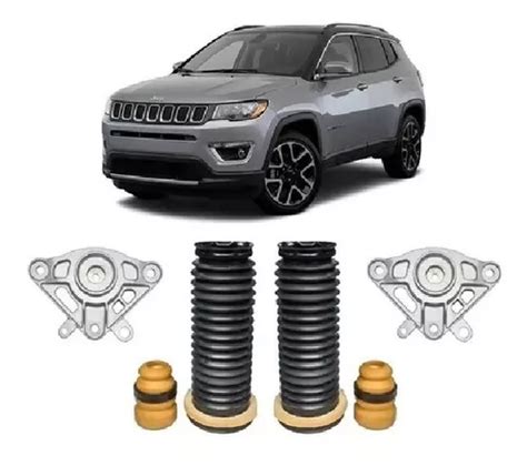 Par Batente Coxim Traseiro Jeep Compass