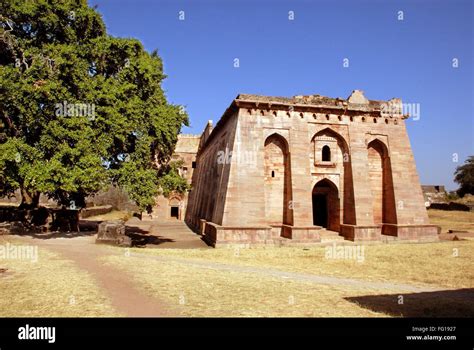 Hindola Mahal Mandu District Dhar Madhya Pradesh India Stock