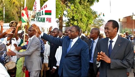 Visite du président sénégalais Macky Sall aOuaga Photos