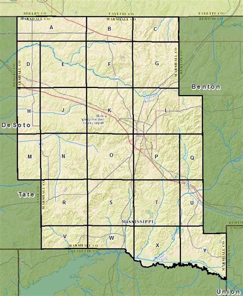 Marshall County - Surface Mines - MS-DEQ Geology