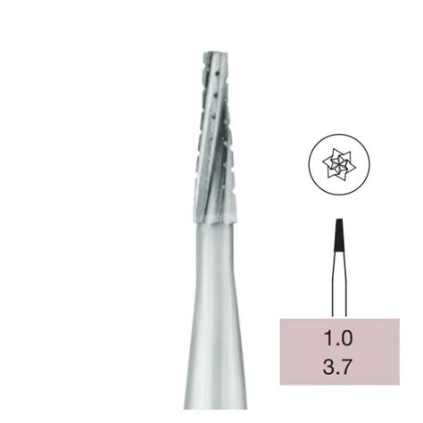 Operative Carbide Bur Taper Flat End Crosscut Fg