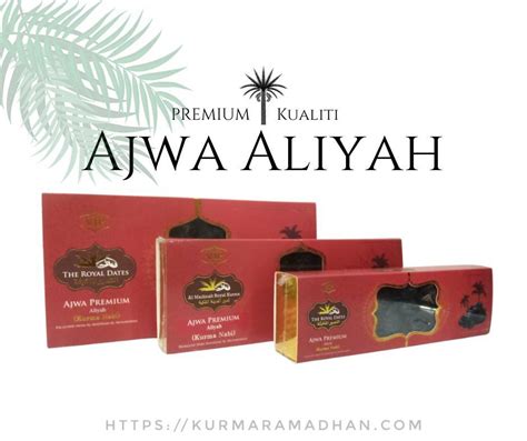 Ready Stock Kurma Ajwa Aliyah Premium G Food Drinks Packaged