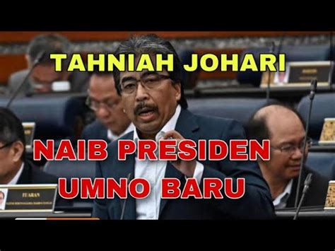 Jawatan Naib Presiden Umno Bakal Dirampas Oleh Johari Umno