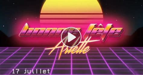 Carte Joyeuse F Te Arlette Le Juillet Cybercartes