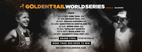 4月に神戸で開幕戦、ゴールデントレイルワールドシリーズ Golden Trail World Series が2024年の日程を発表