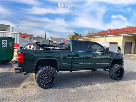 2015 Gmc Sierra 1500 With 22x14 76 Tis 544bm And 35540r22 Nitto Trail Grappler And Suspension