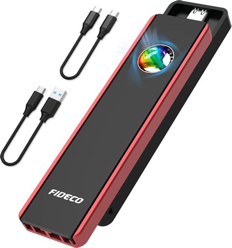 Fideco M Nvme Sata Ssd Enclosure Adapter Usb C Gen Gbps In