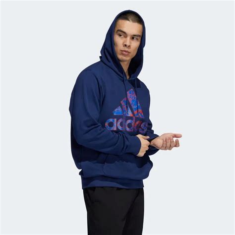 Bluza Męska Legends Basketball Hoodie Adidas Navy Sport Shop Pl