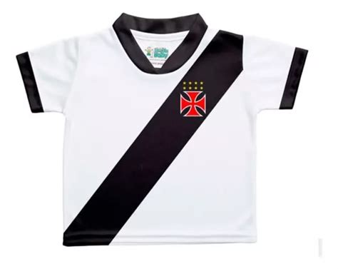 Camiseta Beb Vasco Sublimada Oficial Torcida Baby Frete Gr Tis