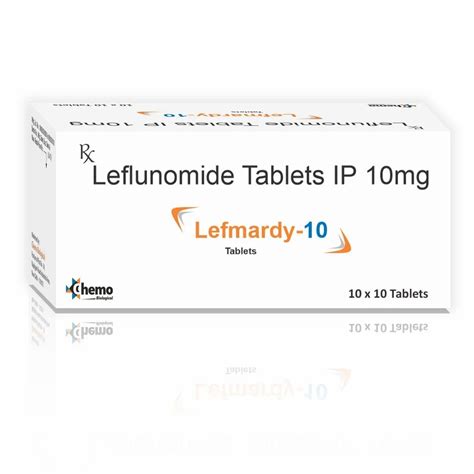 Leflunomide Tablets IP 10mg At Rs 1244 Box Leflunomide Tablet In New