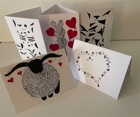 Valentine Cards, 10, Assorted Valentine Cards, Valentine Card Set ...