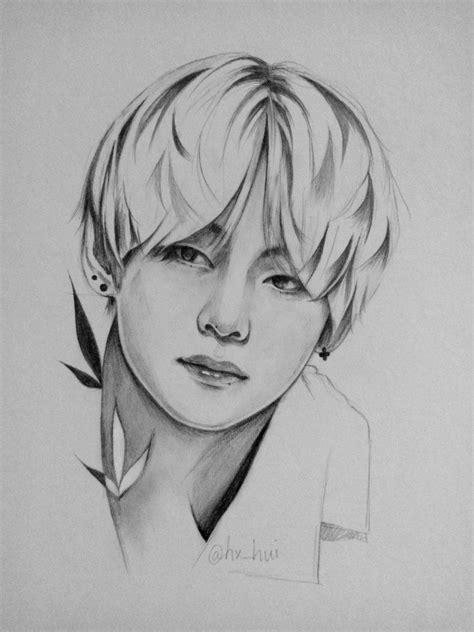 Do 2ztmuqaack9m 900×1200 Bts Drawings Kpop Drawings Taehyung Fanart