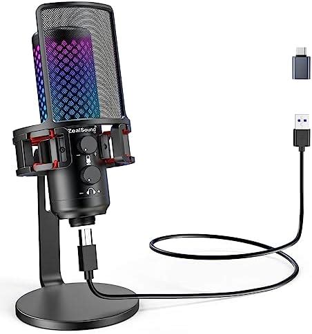 Amazon Co Jp Zealsound Gaming Microphone Usb Microphone Condenser