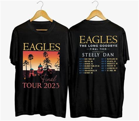 Eagles Band Tour 2023 2 Sides Comfort Color Shirt Eagles the - Etsy