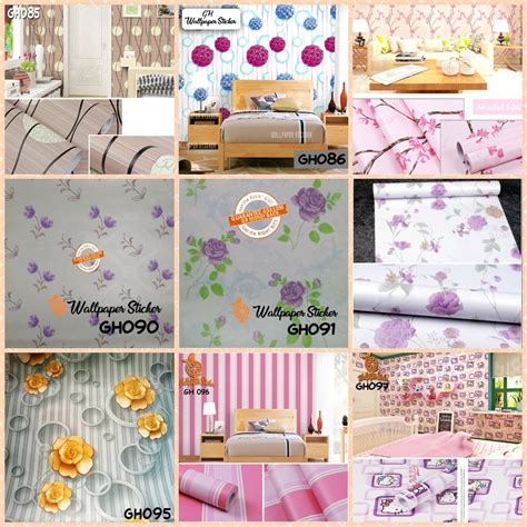 Jual Wallpaper Dinding Premium Quality Wallpaper Stiker Motif Salur