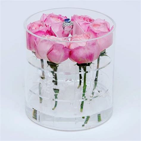 Acryl Blumenkasten Acryl Rosen Boxen Für Blumen Home Display