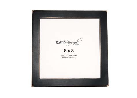 8x8 Gallery 1 Picture Frame Black