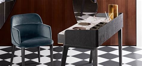 Gallotti And Radice Dining Chair Grey Fabric Exclusive By Andreotti