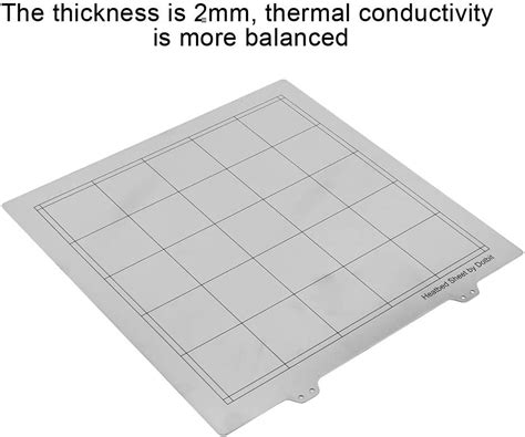 Review 3D Printer Accessories 300 300mm Hot Bed Steel Plate Platform Magnetic Sticker Print
