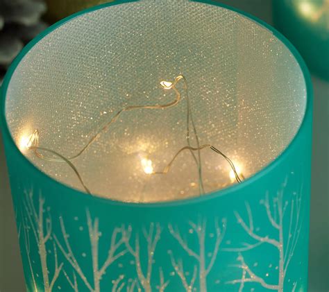 Set Of 3 Illuminated Woodland Deer Pillars By Valerie QVC