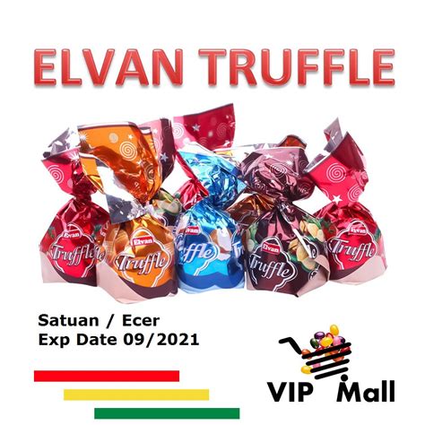 Jual Elvan Truffle Chocolate Satuan Ecer Coklat Arab Turki Turkey