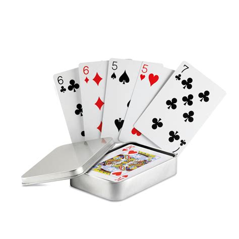 Juego De Cartas Caja Metal AsiaLink