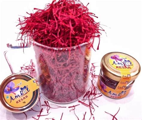 Natural Grade Mongra Amrit Kesar Kashmiri Saffron Packaging Size 1g