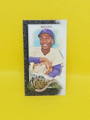 ERNIE BANKS 2022 TOPPS ALLEN GINTER BLACK BORDER MINI 3 EBay